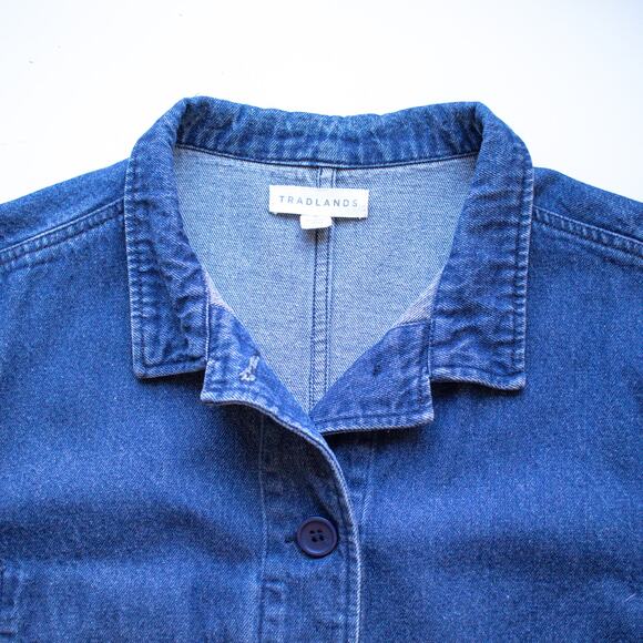 Tradlands Denim Chore Coat Size Small - Picture 4 of 7